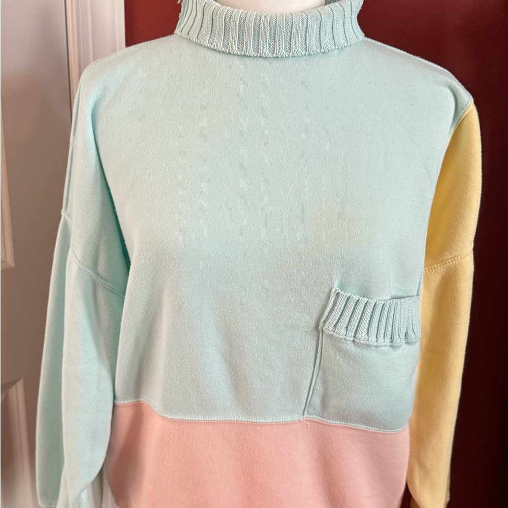 Colorblock Women's Sweater Med
